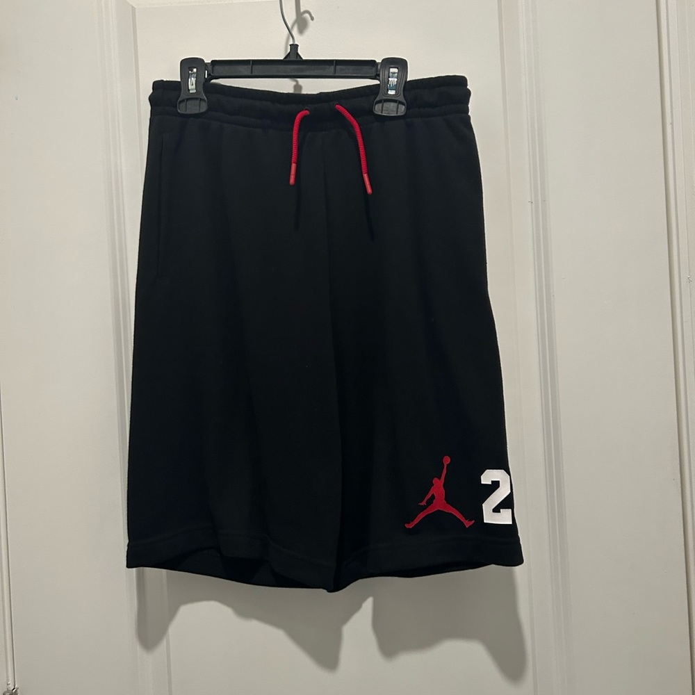 Jordan Black and Red cotton Shorts